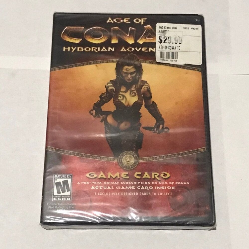 PC Game Age of Conan Hyborian Adventure (Factory Sealed)
